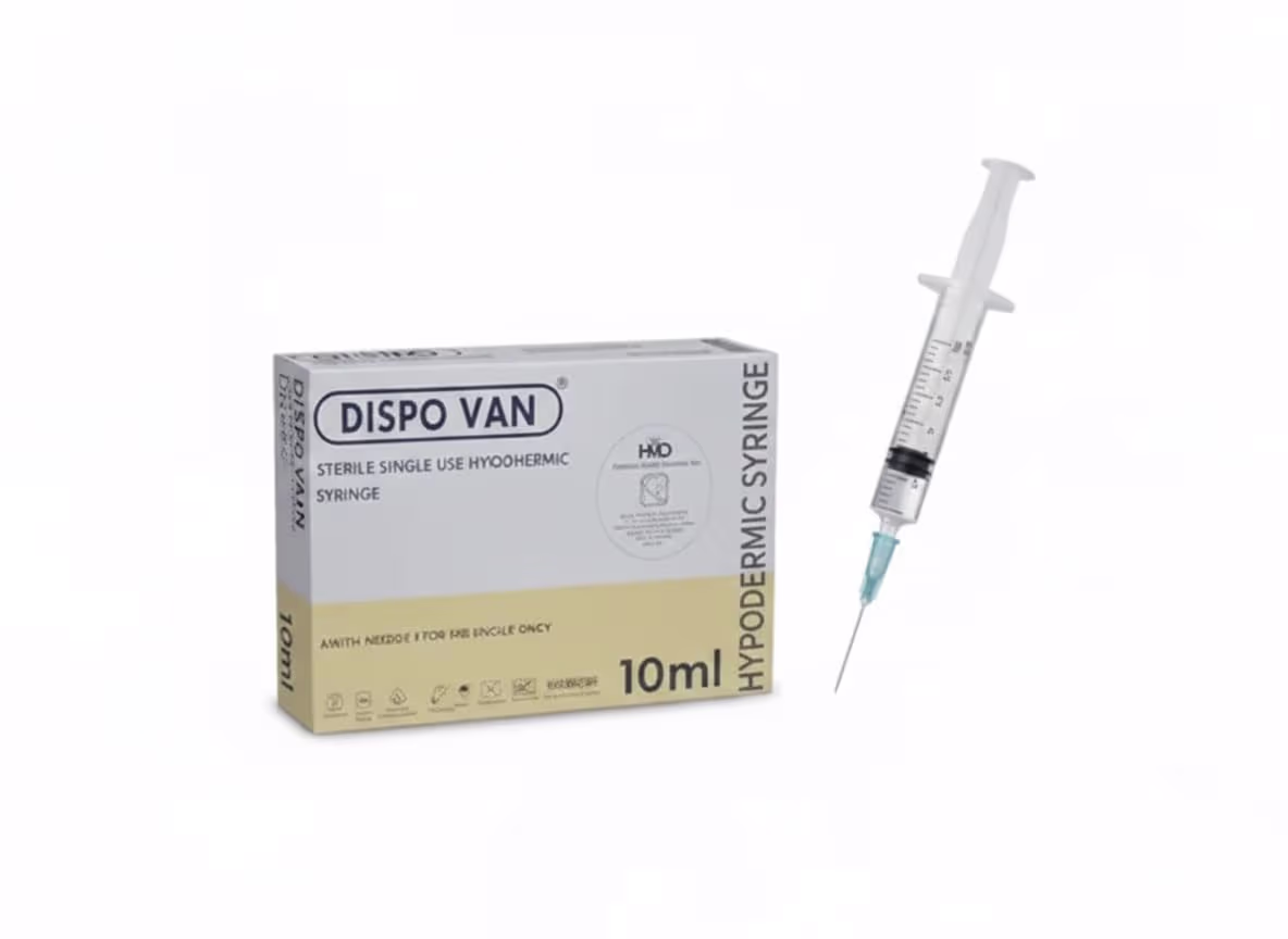 Dispovan 10ml Syringe with Needle