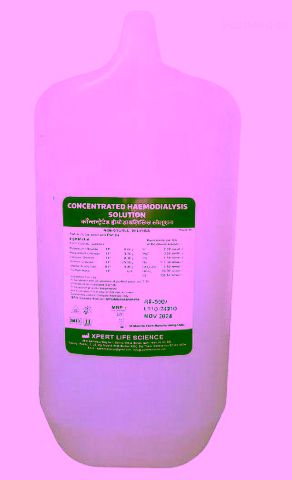 POTASSIUM FREE SOLUTION